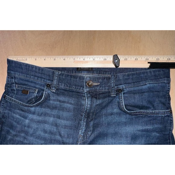 Boss Hugo Boss Men’s Jeans Size 33x32 (32x30.5) Stretch Straight Leg - Picture 10 of 11